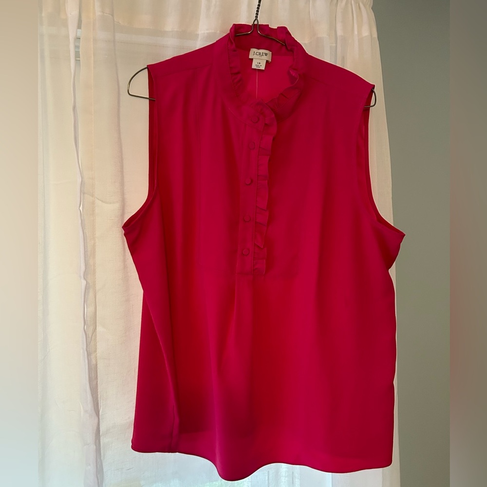 J. Crew sleeveless blouse